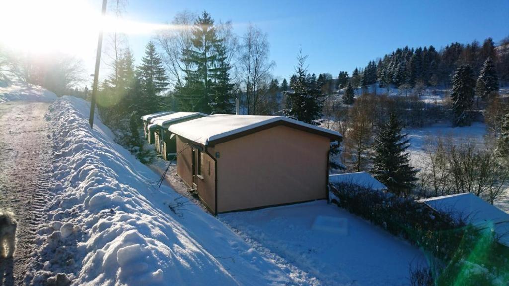 Ruhiges Ferienhaus Mit Sauna: Hellaberg III Langenbach  ภายนอก รูปภาพ