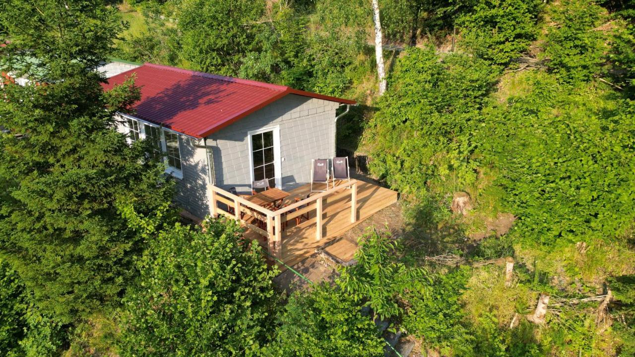 Ruhiges Ferienhaus Mit Sauna: Hellaberg III Langenbach  ภายนอก รูปภาพ