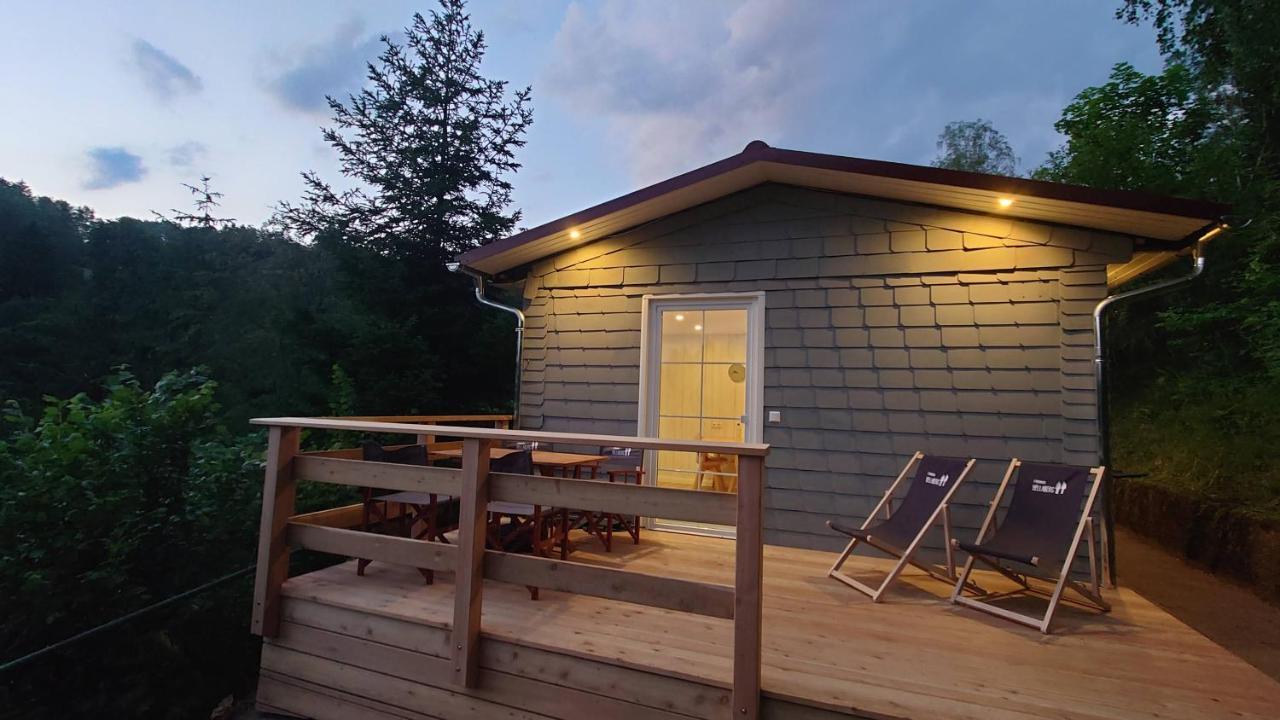 Ruhiges Ferienhaus Mit Sauna: Hellaberg III Langenbach  ภายนอก รูปภาพ